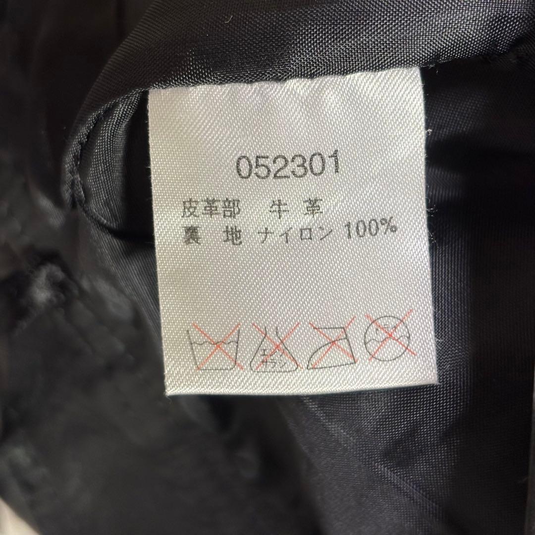 美品　archive レザーパンツ　牛革　本革　バイカー　ライダース　82