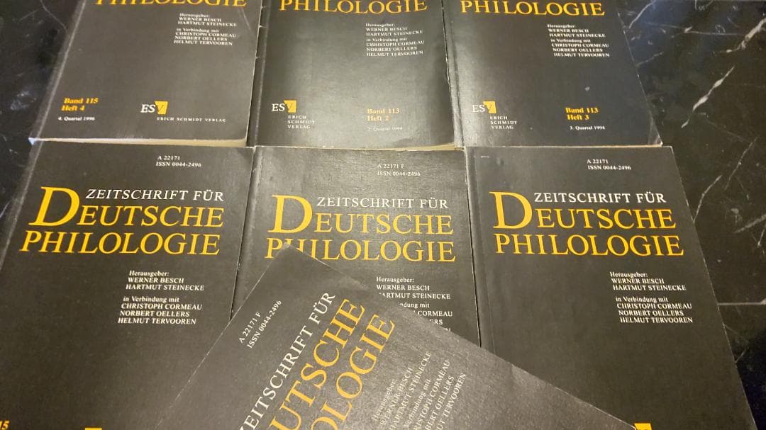 Zeitschrift Deutsche Philologie ドイツ語 洋書