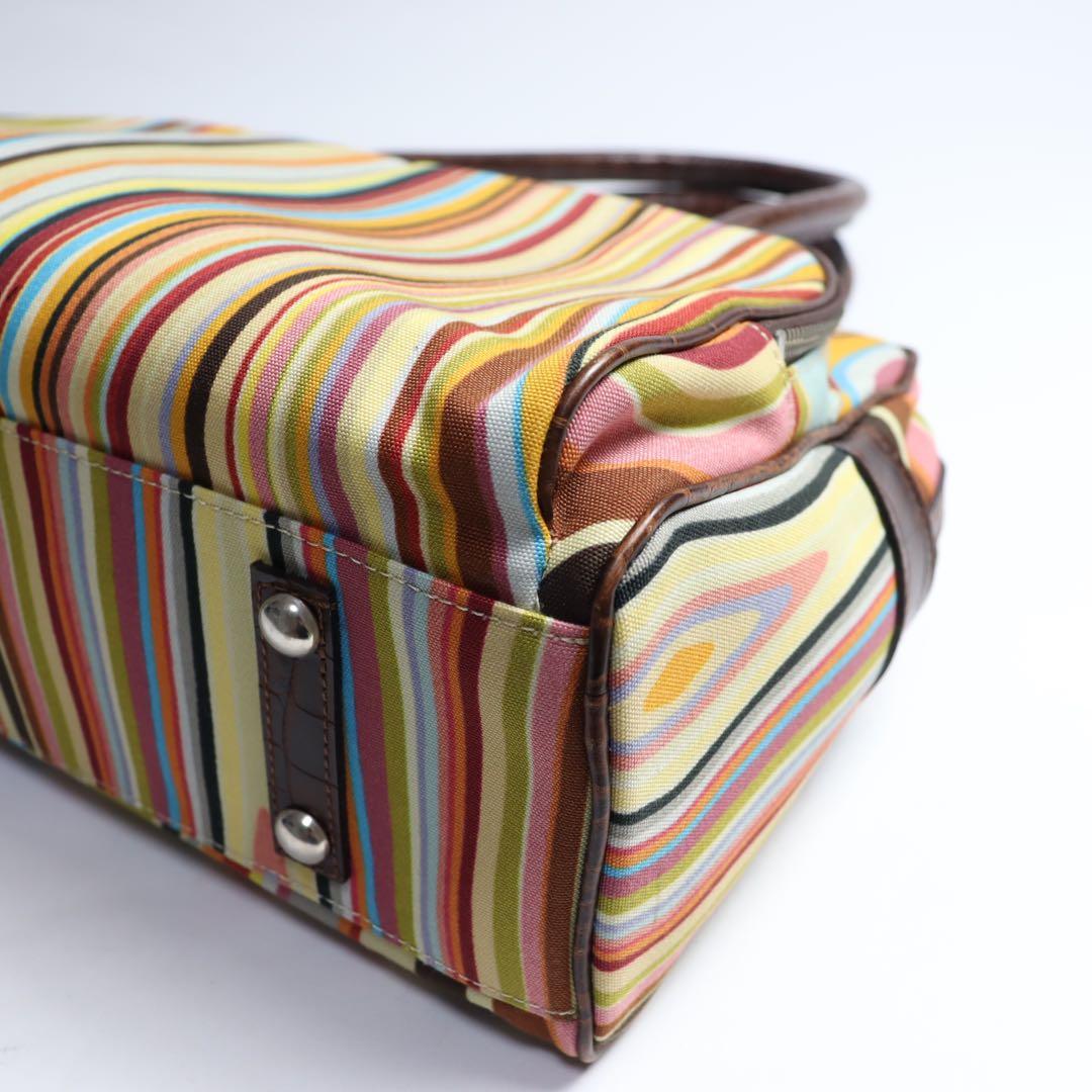 美品　Paul Smith ポールスミス　マルチカラー　ハンドバッグ　メンズ