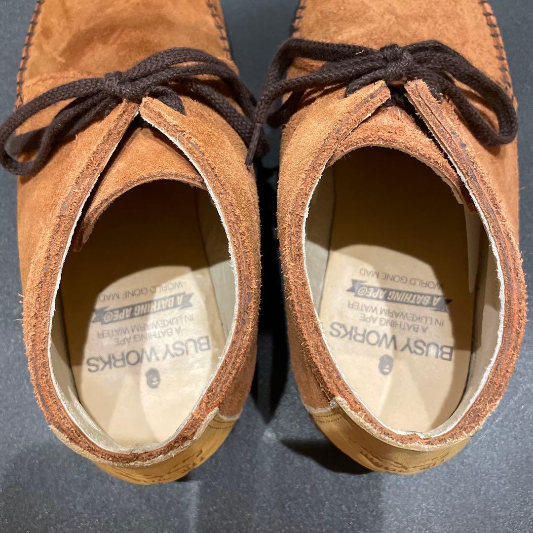 APE MOCCASIN BOOTS エイプ モカシンブーツ　ape us9