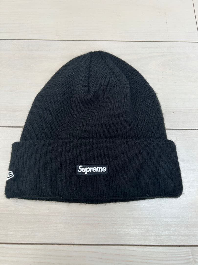 Supreme NEW ERAニット帽/ビーニー/ブラック