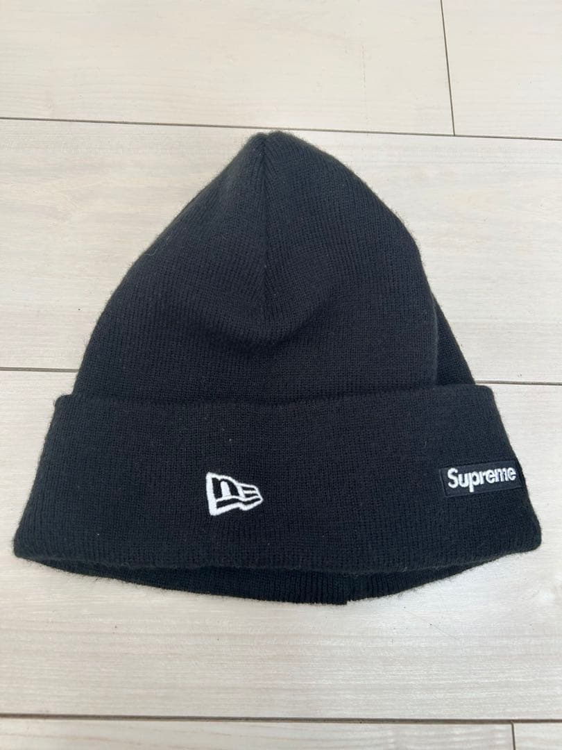 Supreme NEW ERAニット帽/ビーニー/ブラック
