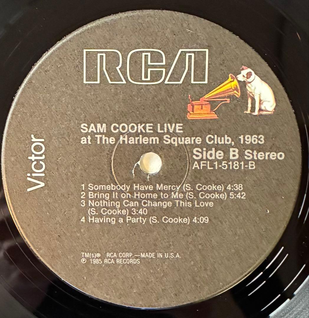 【LP レコード】【オリジナル盤】SAM COOKE サム・クック/ライブ〜