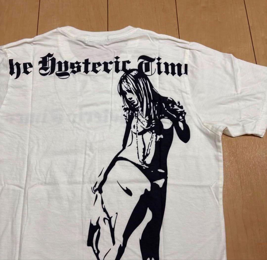 【新品未使用】HYSTERIC GLAMOURメンズ　半袖T　ホワイト　Mサイズ