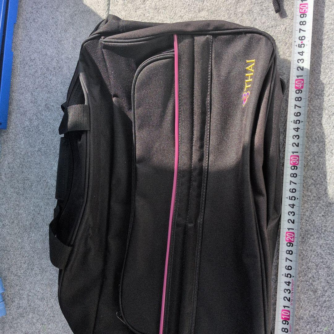 THAI ボストンバッグ 黒　タイ航空