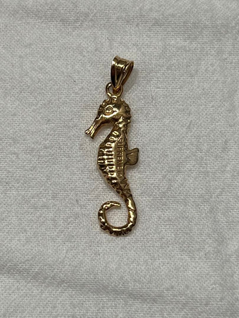 【本日セール】Supreme Seahorse Gold Pendant トップ