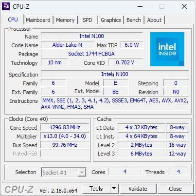 N100ミニPC ZB-MN11 Type-C給電/映像出力