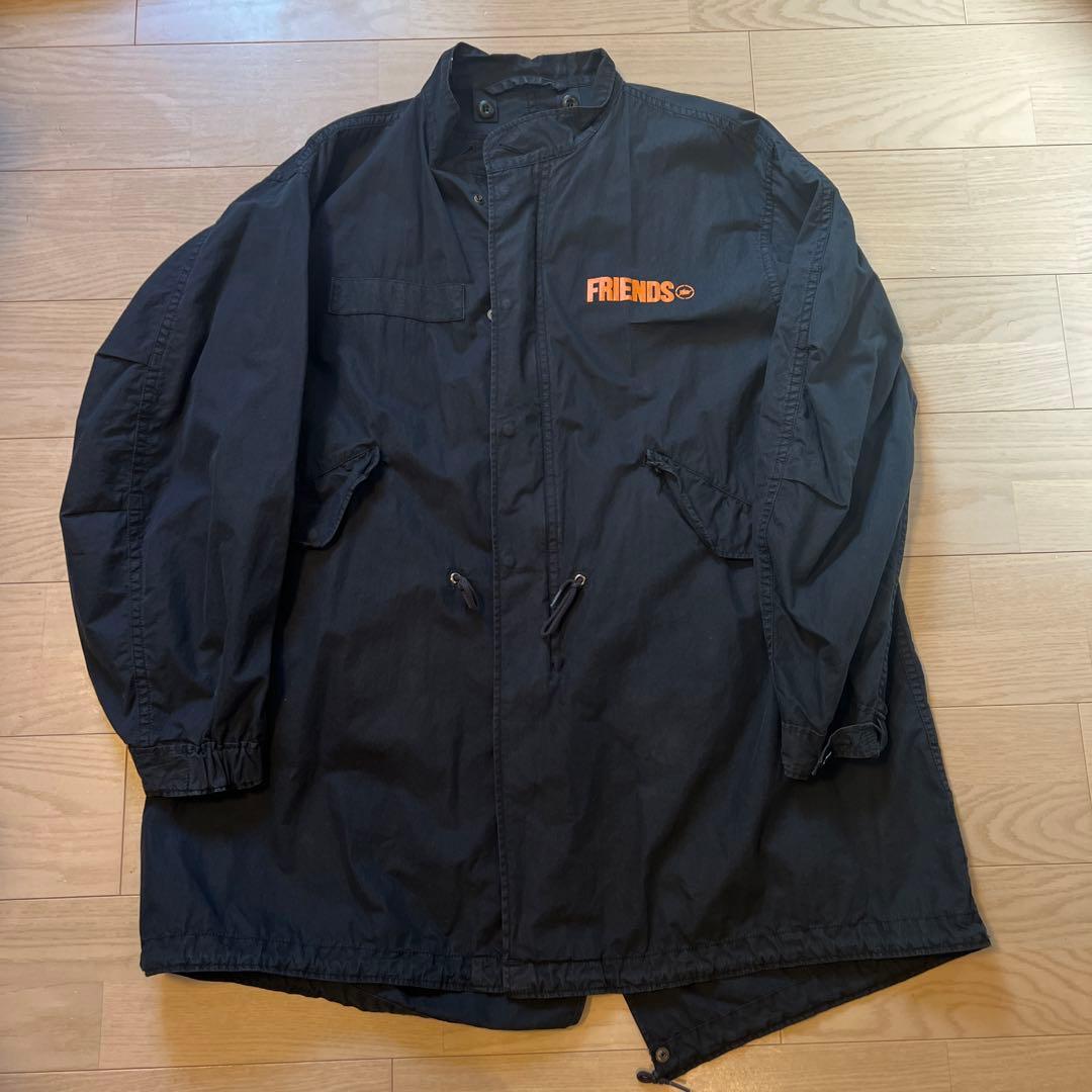 vlone fragment CANVAS PARKA フィッシュ コート