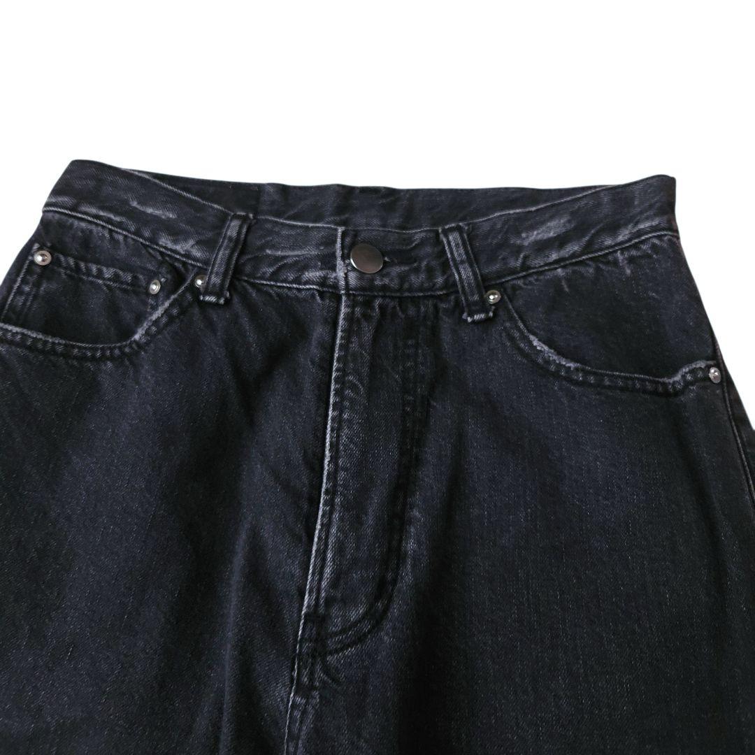 パーバーズ ハイウエスト ディープスリットデニム Mサイズ相当 美品