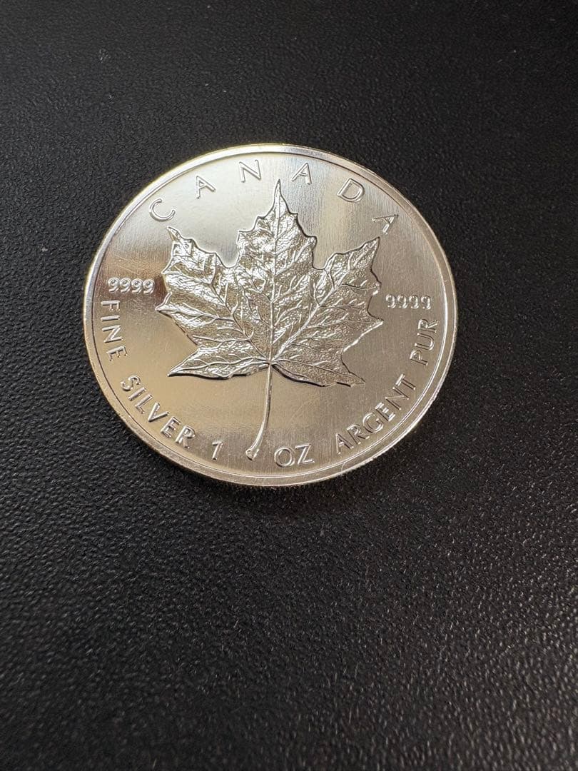 1997年 カナダ メイプルリーフ 銀貨　1オンス