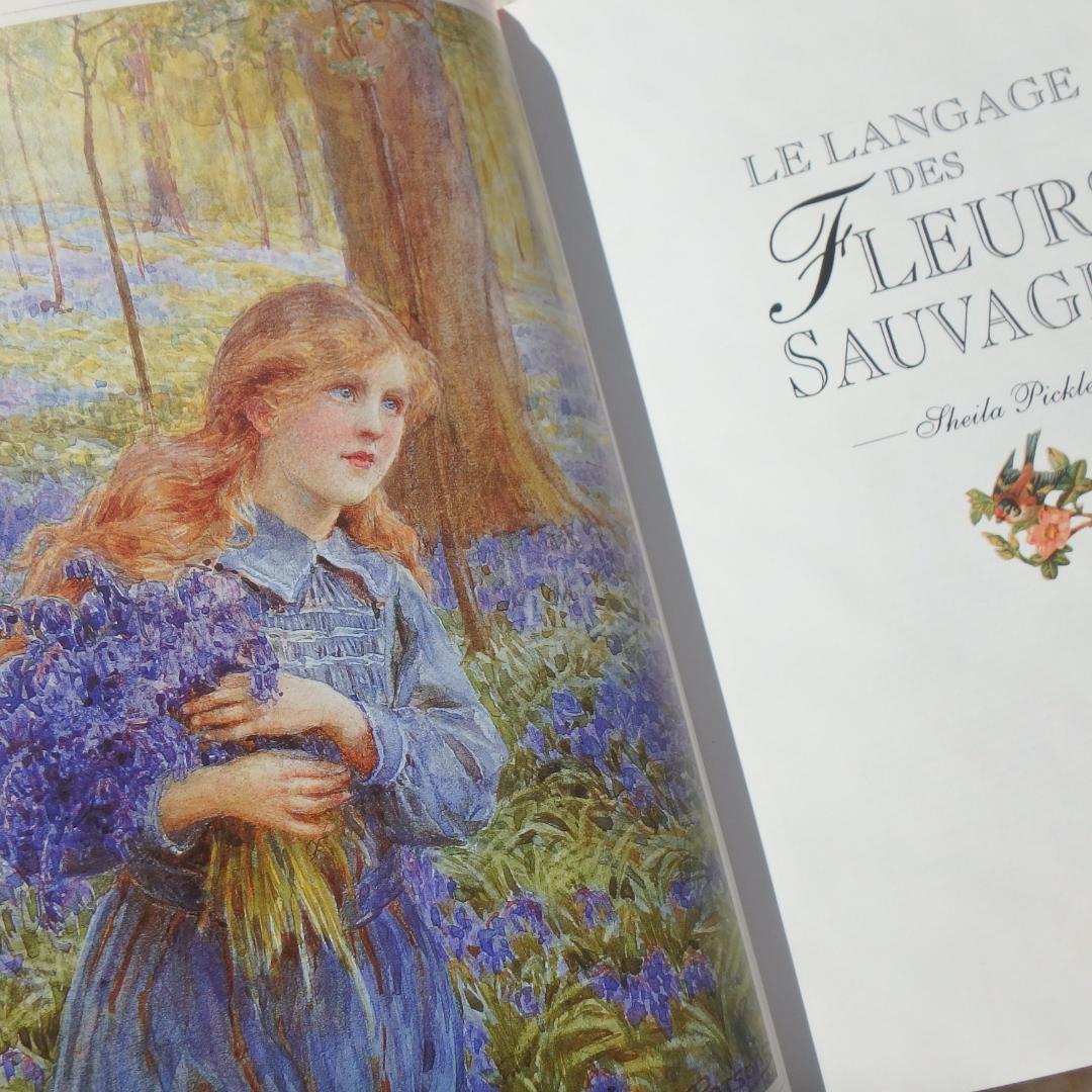 Le Langage des Fleaurs Sauvages　花言葉　仏語洋書