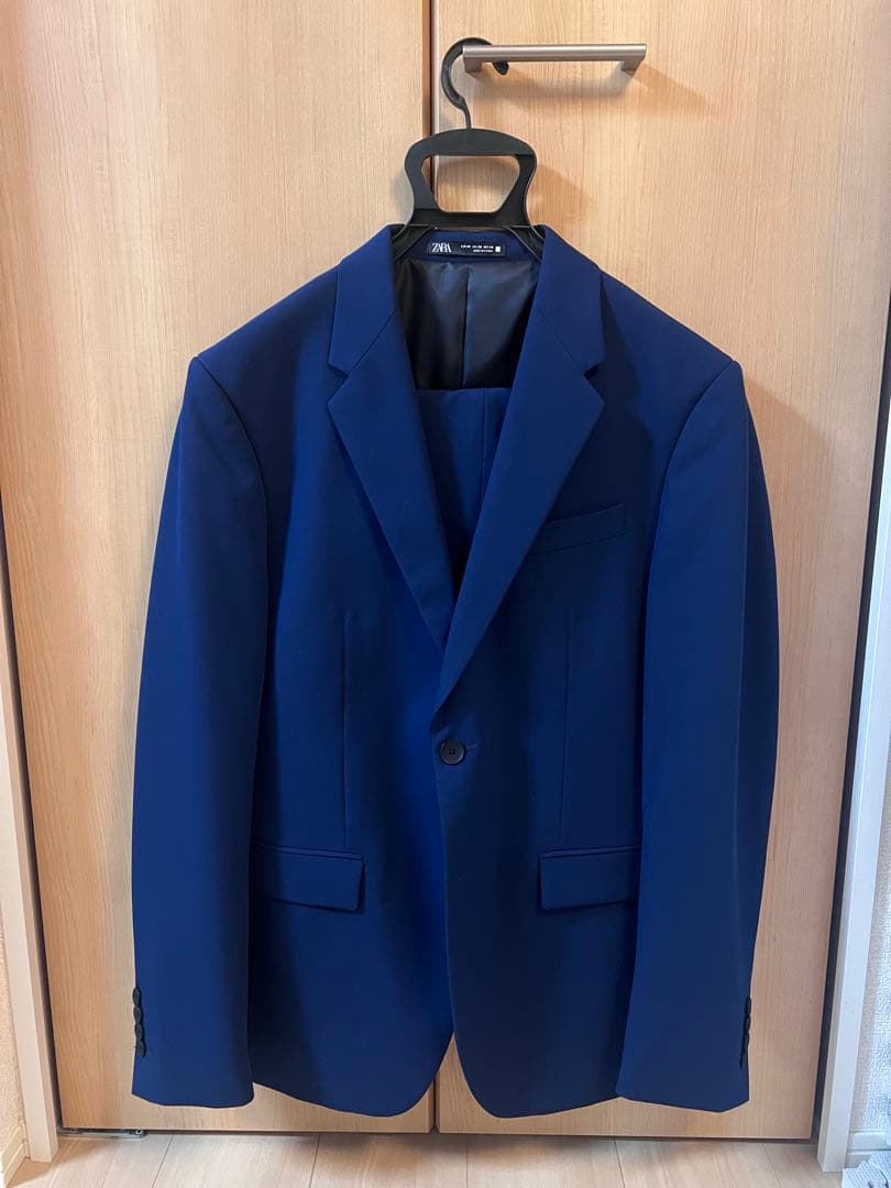 ZARA MEN スーツ セット Mサイズ相当 ネイビー
