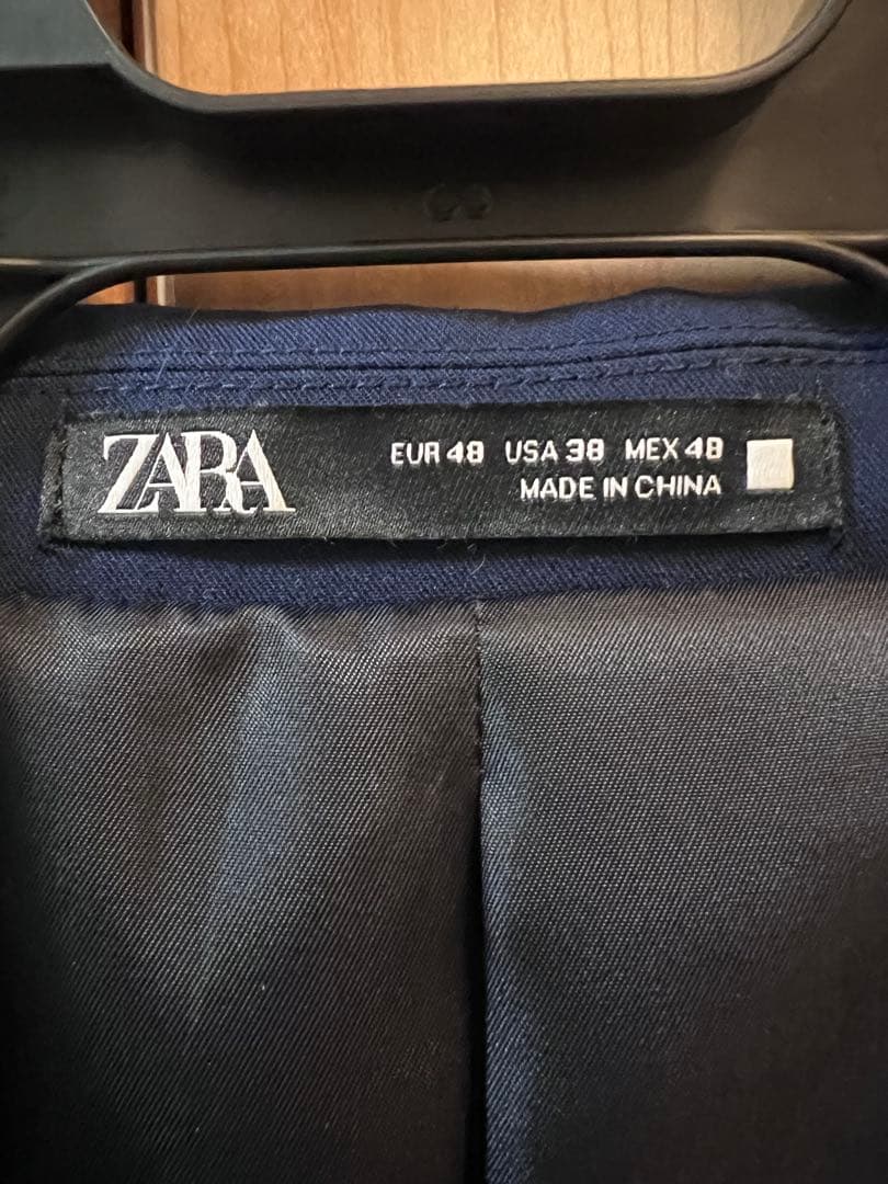 ZARA MEN スーツ セット Mサイズ相当 ネイビー