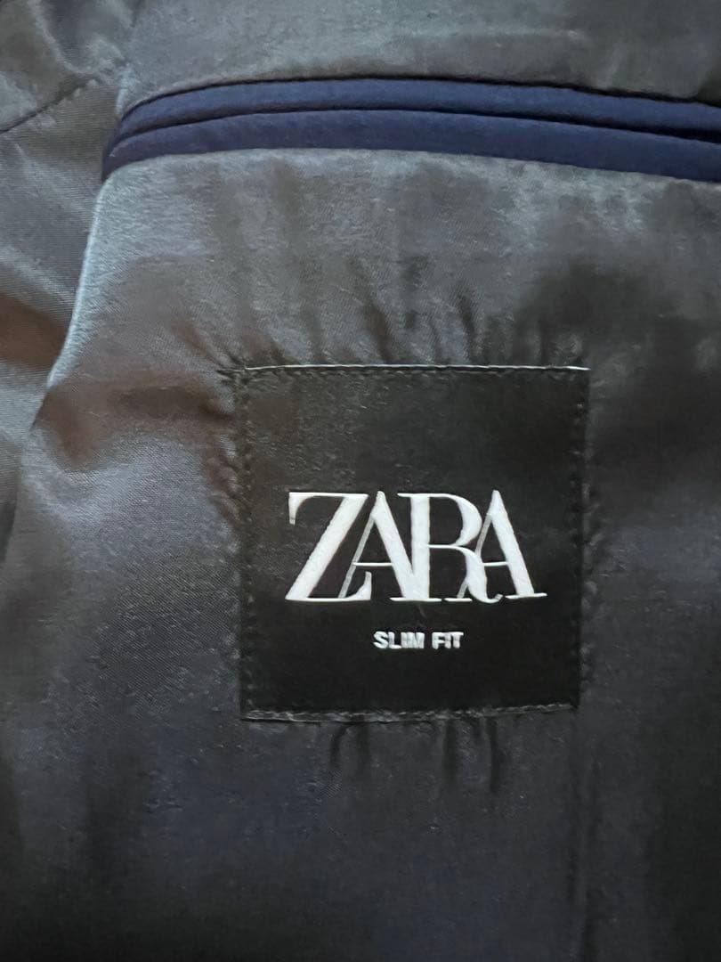 ZARA MEN スーツ セット Mサイズ相当 ネイビー