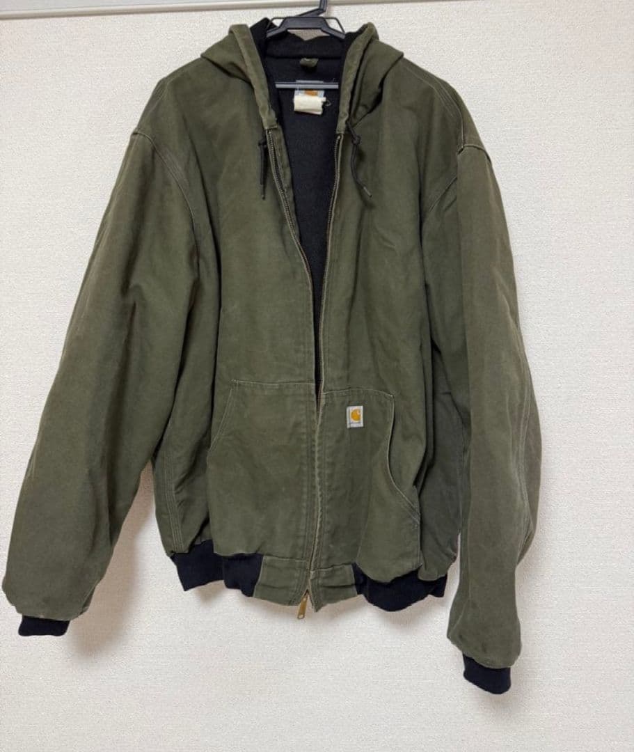 【カーハート】XLトールサイズ【アクティブジャケット】Carhartt　グリーン