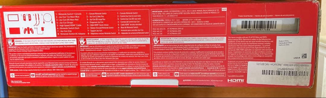 未使用　Nintendo Switch