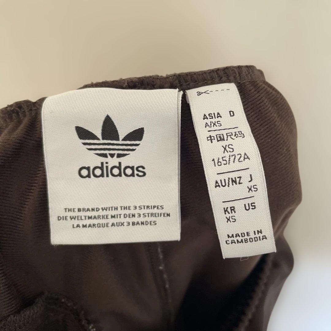 アディダス adidas originals　ブラウン　トラックパンツ　XS