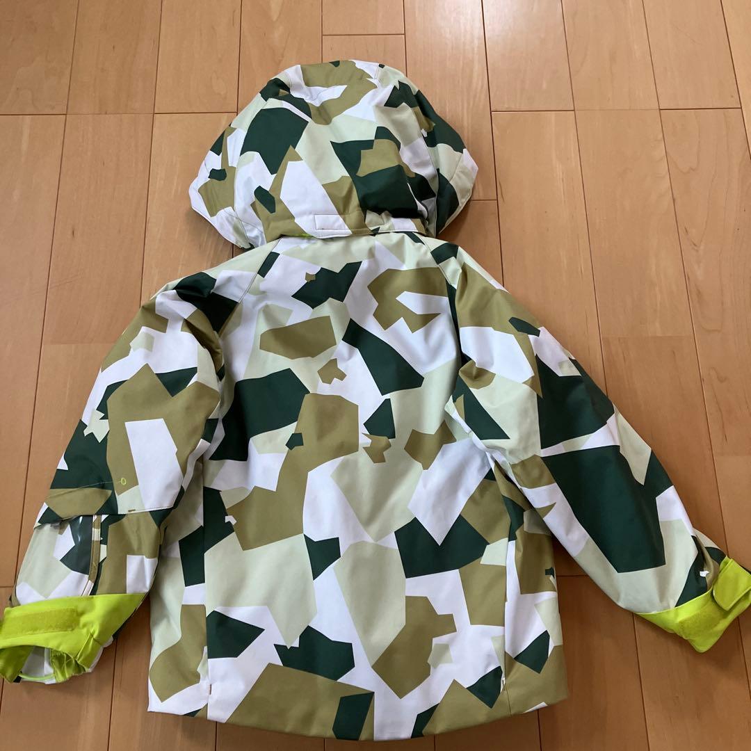 くまこ　デサント 迷彩柄 スキーウェア 上下セット 110