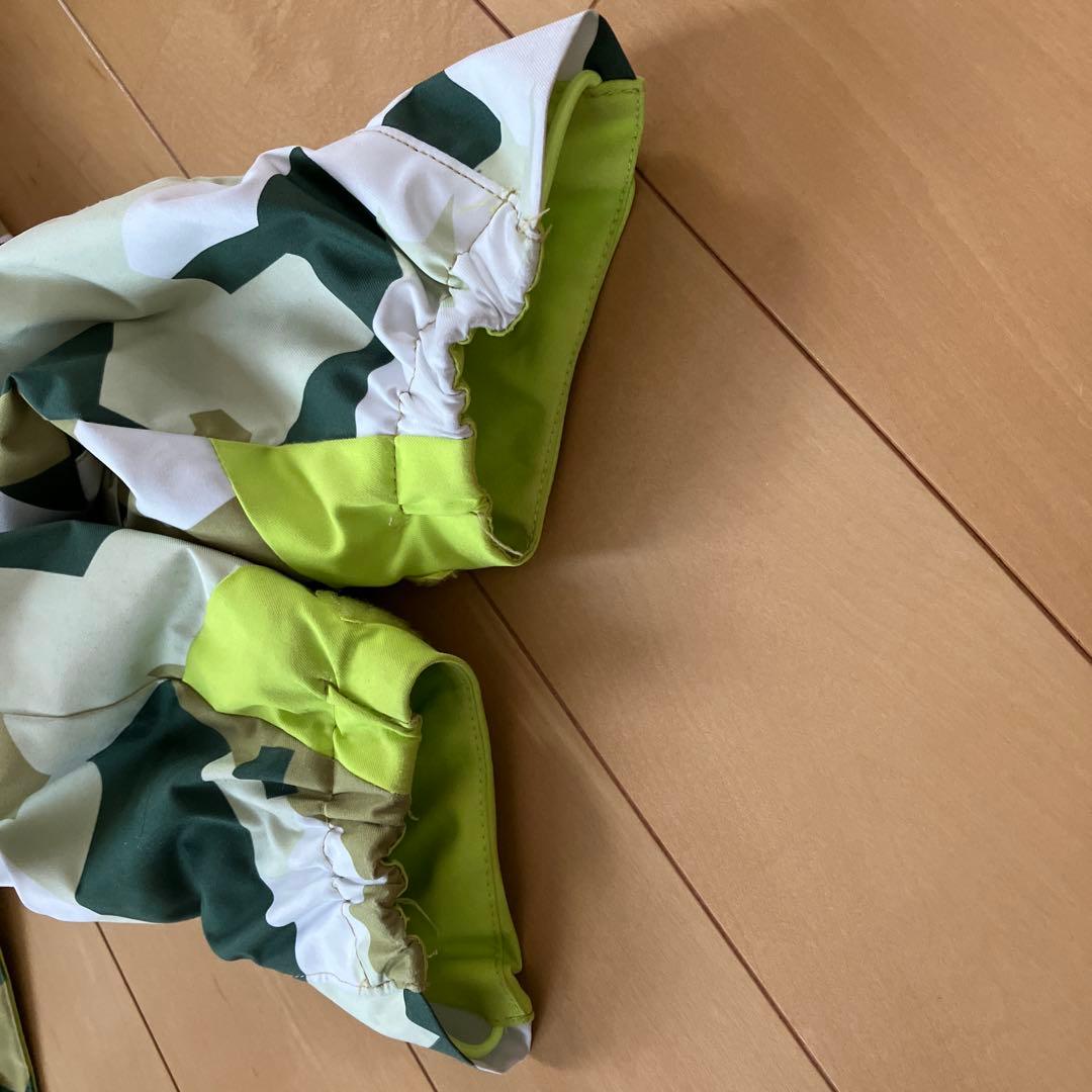 くまこ　デサント 迷彩柄 スキーウェア 上下セット 110