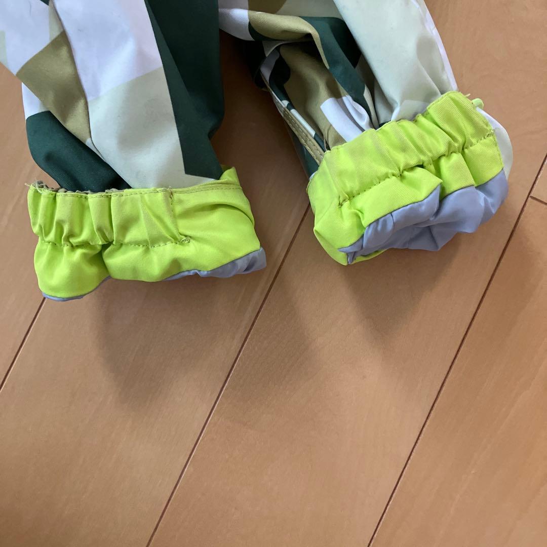くまこ　デサント 迷彩柄 スキーウェア 上下セット 110