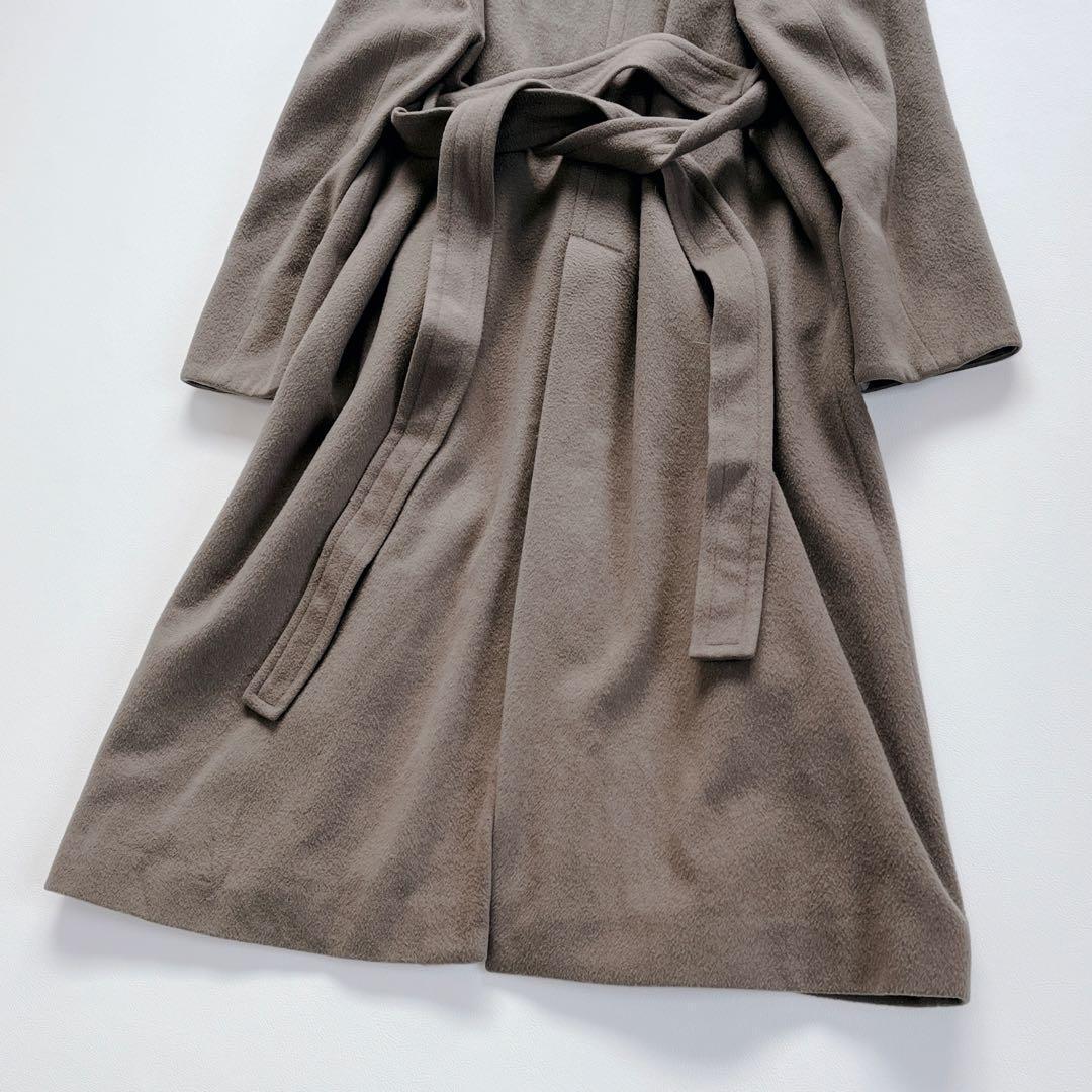 美品✨Plage リラックス ウール コート　ロング　ベルト　近年　36