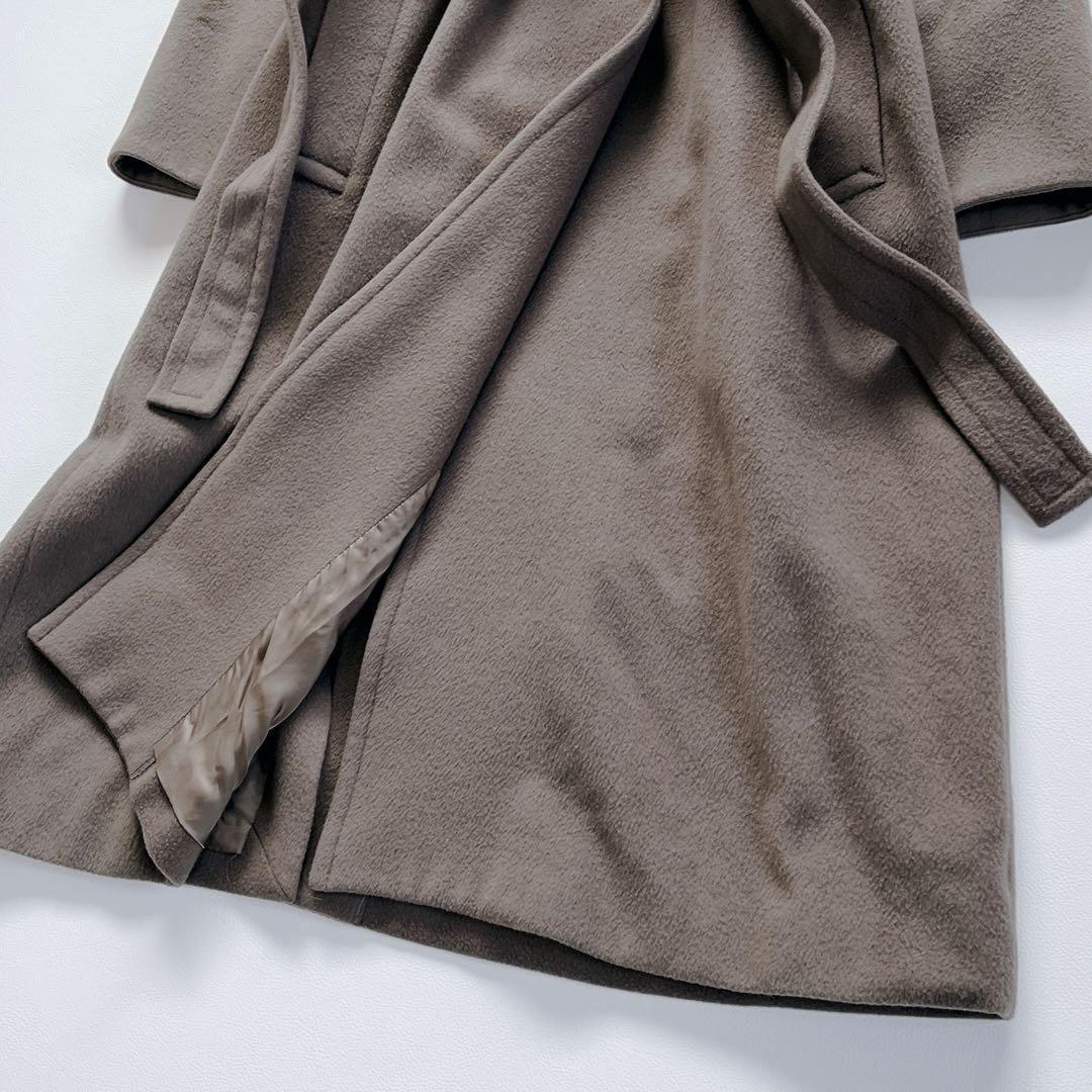 美品✨Plage リラックス ウール コート　ロング　ベルト　近年　36