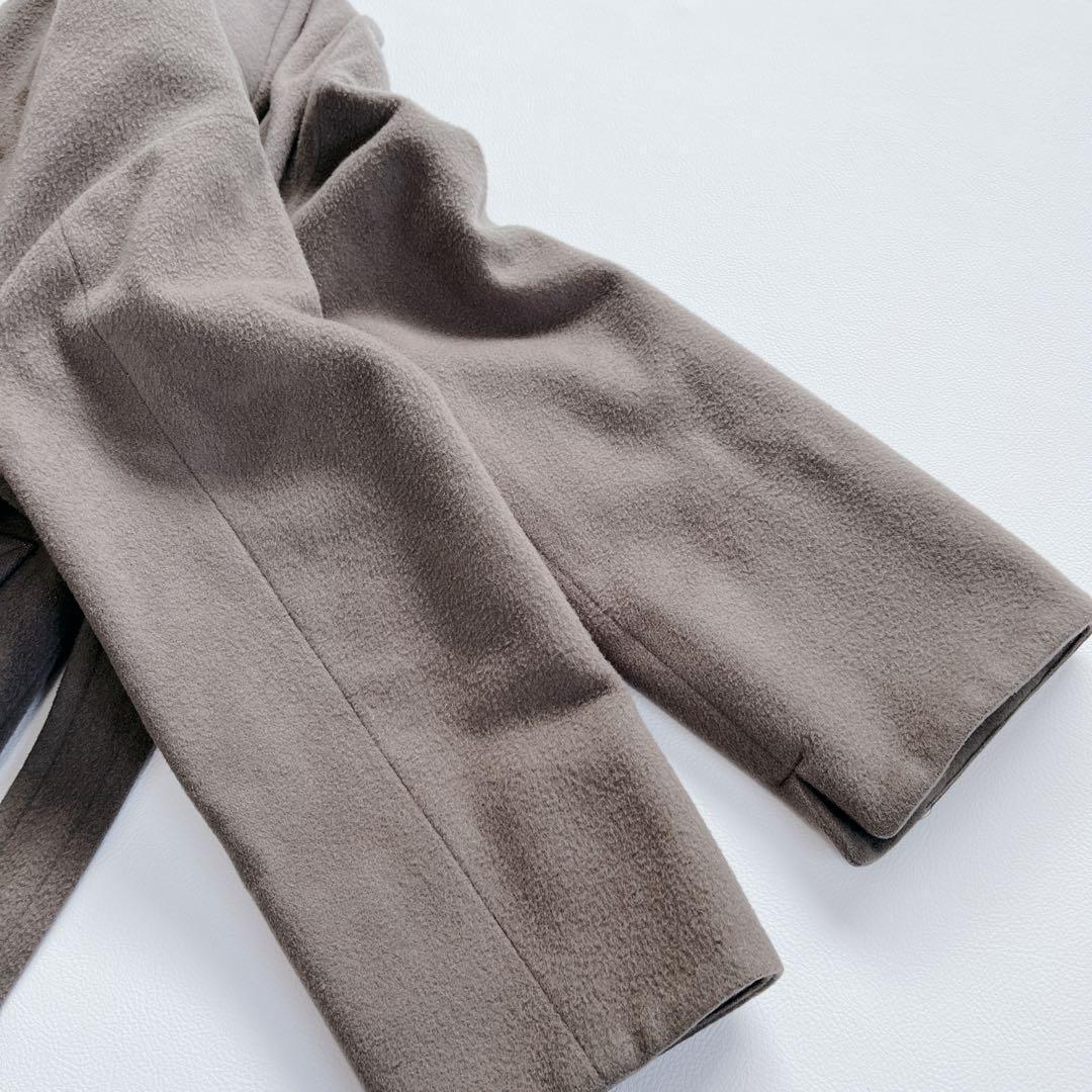 美品✨Plage リラックス ウール コート　ロング　ベルト　近年　36