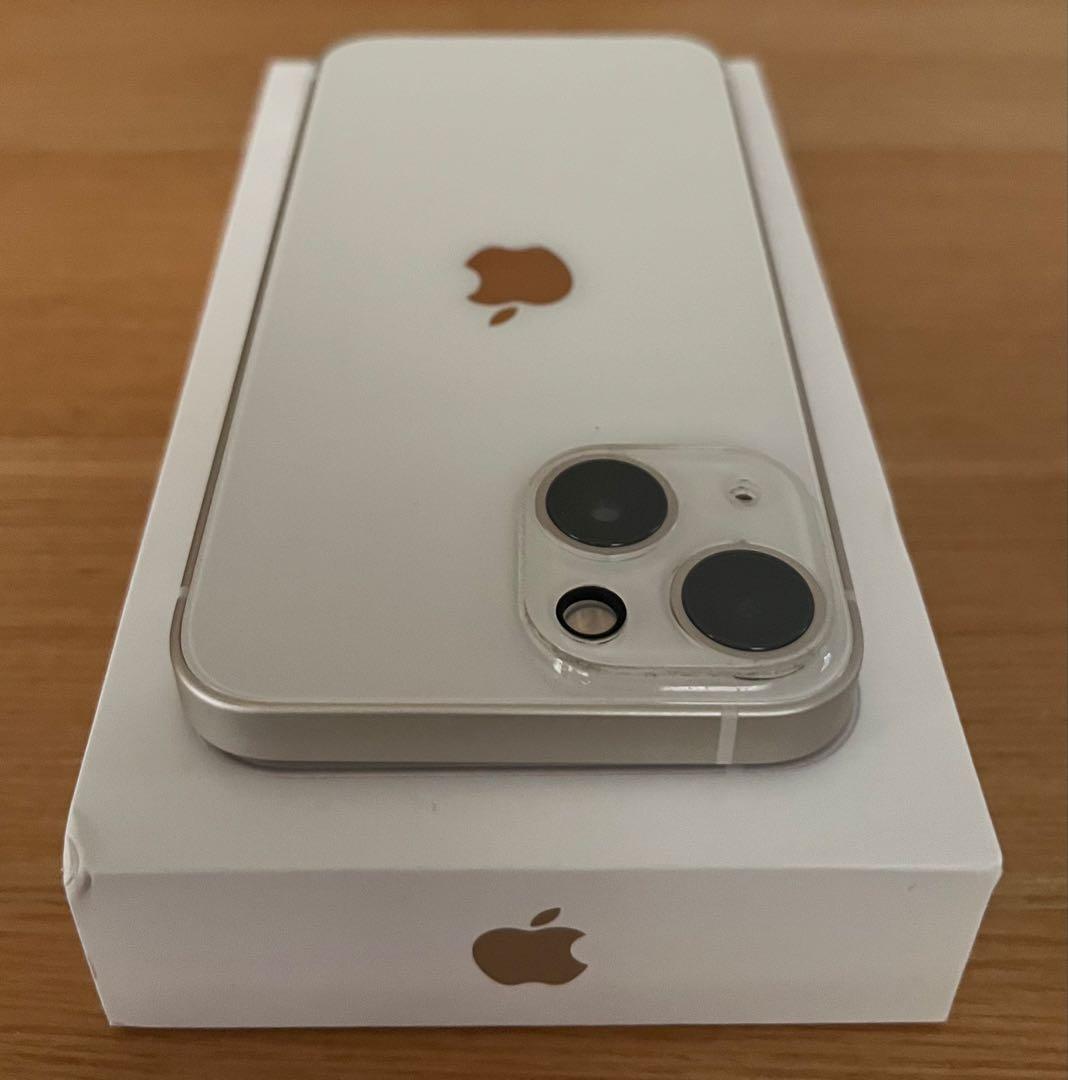 【美品】iPhone 13 mini 128GB スターライト バッテリー96%