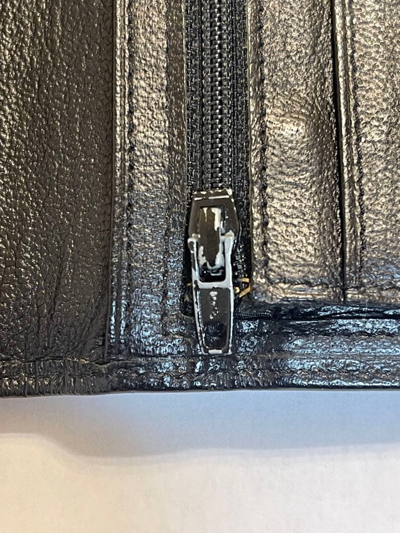 CHANEL 黒 レザー パスポートケース　財布