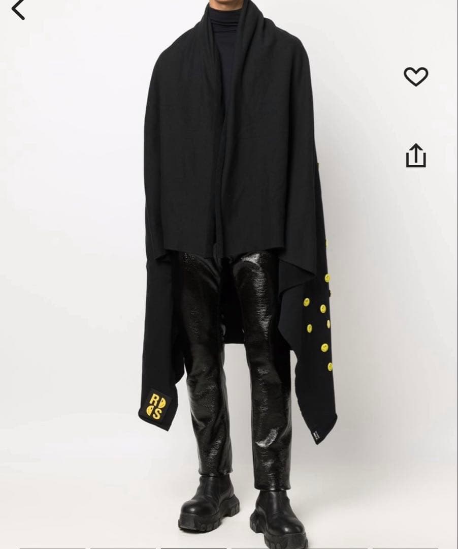 RAFSIMONS ラフシモンズ　smiley ケープ