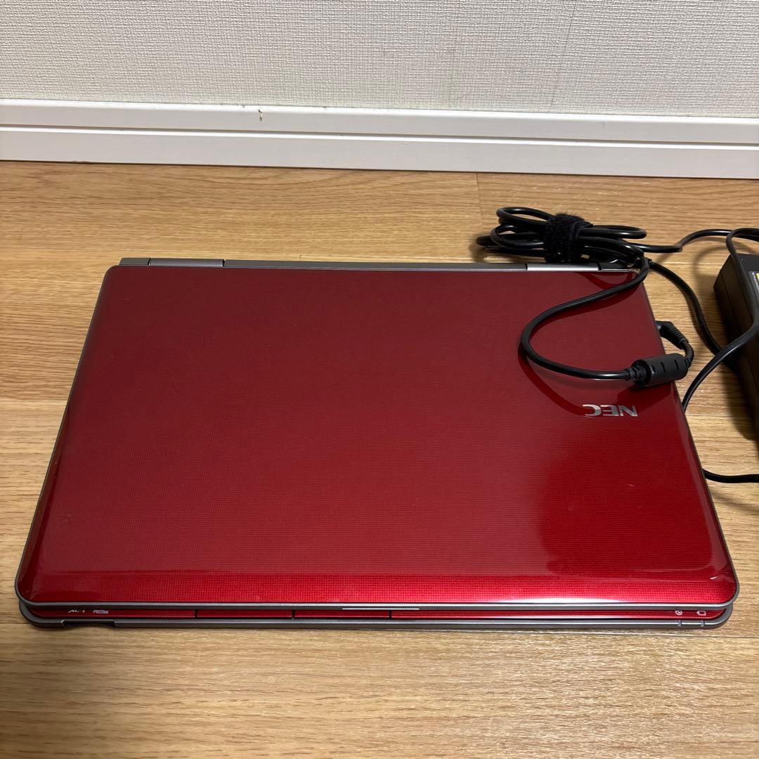 NEC LaVie LL750/E レッド ノートPC