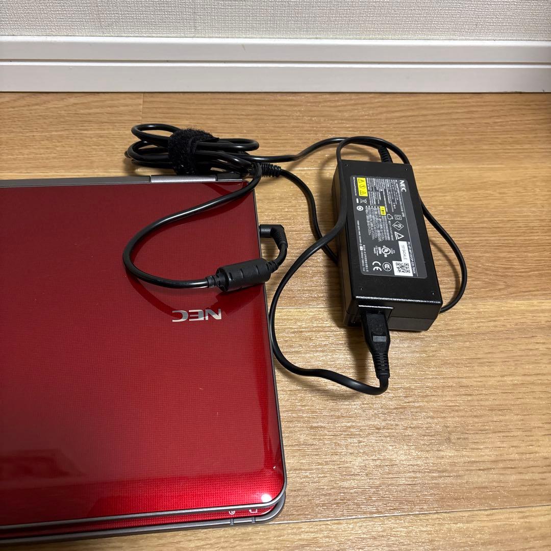 NEC LaVie LL750/E レッド ノートPC