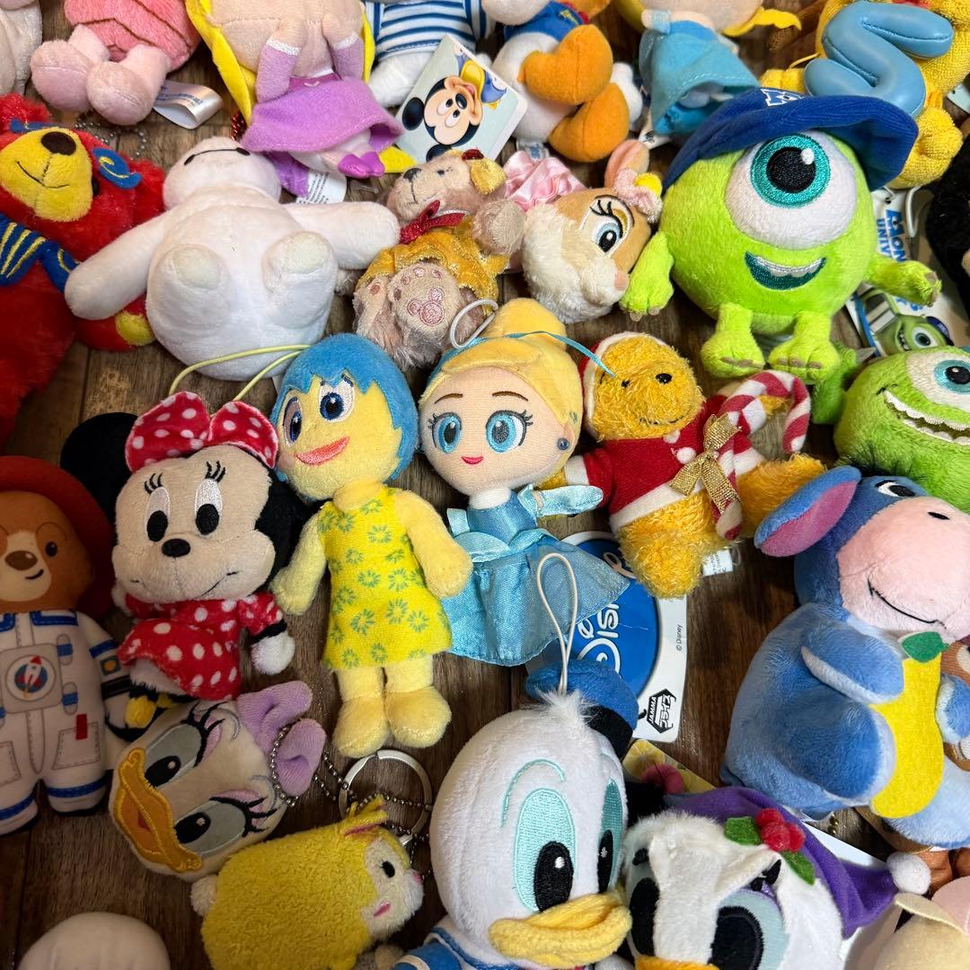 Disney ディズニー　ぬいぐるみマスコットキーホルダー　まとめ売り
