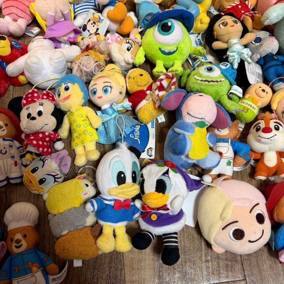Disney ディズニー　ぬいぐるみマスコットキーホルダー　まとめ売り