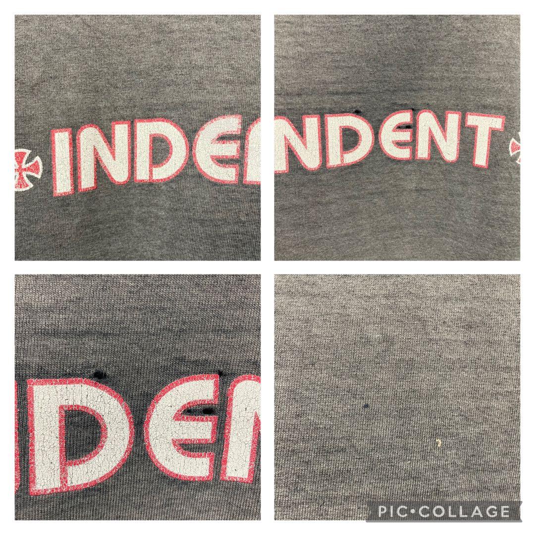 INDEPENDENT Tシャツ インディペンデント 超鬼ボロ 超鬼フェード