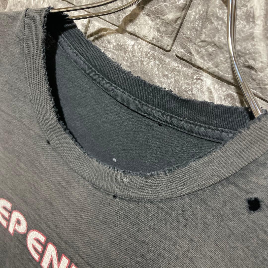 INDEPENDENT Tシャツ インディペンデント 超鬼ボロ 超鬼フェード
