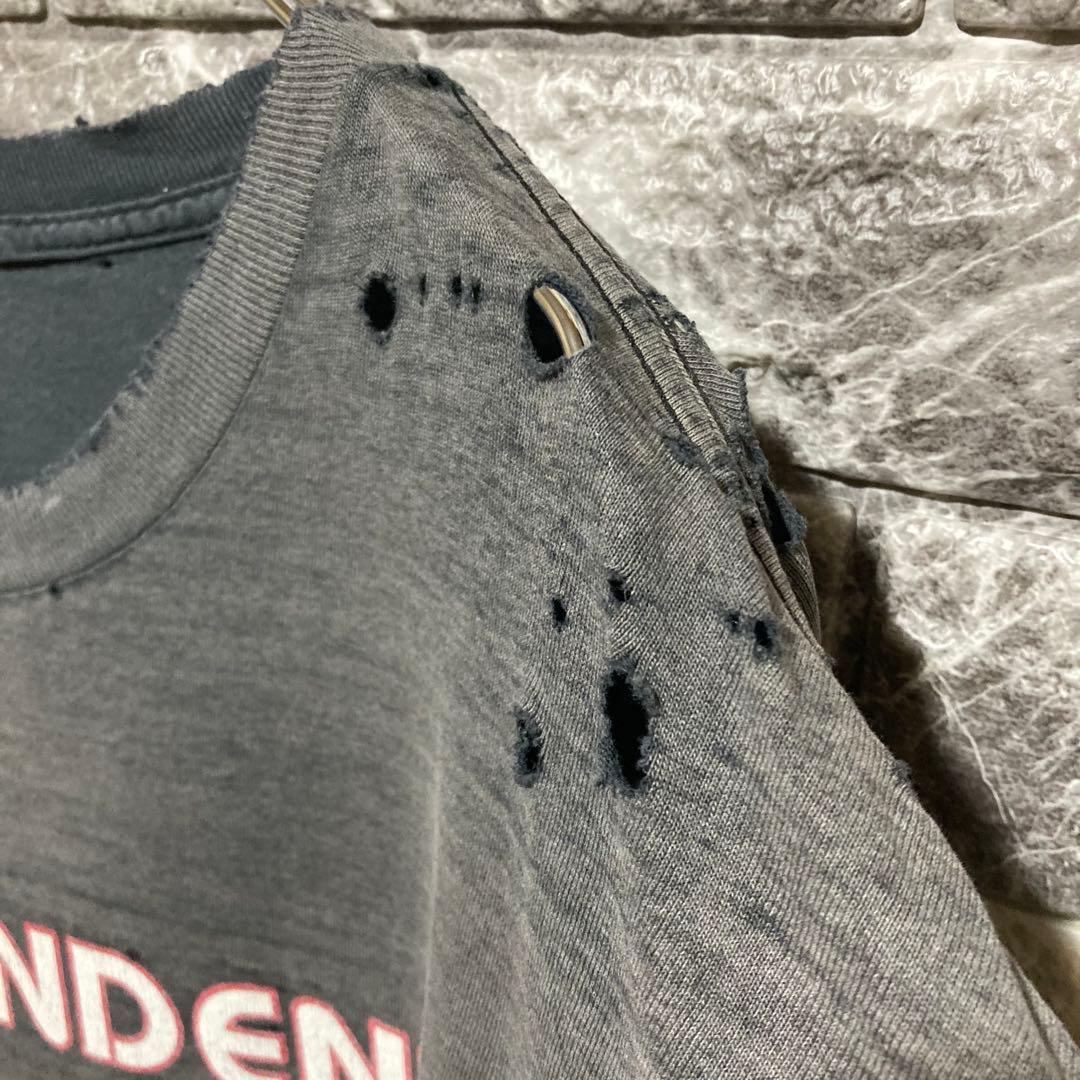 INDEPENDENT Tシャツ インディペンデント 超鬼ボロ 超鬼フェード