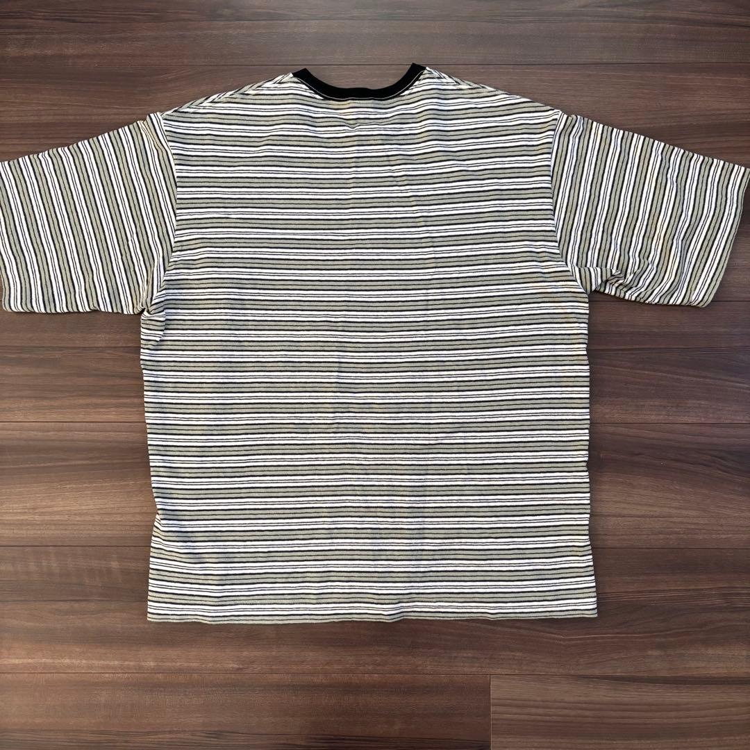 トップス OVY/ Multi Border Relax Fit T-shirts M