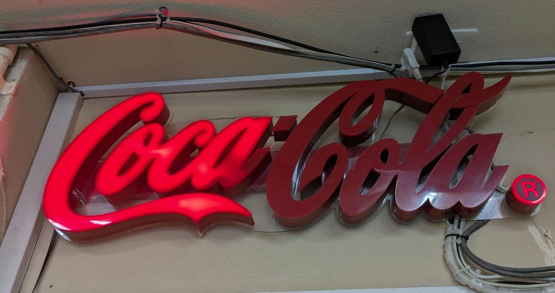 Coca-Cola ネオン看板