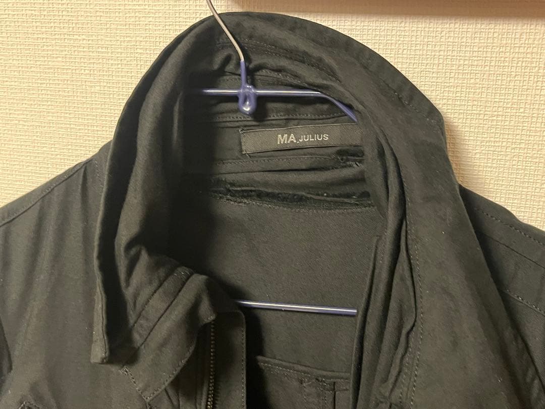 MA_JULIUS (ユリウス) 11SS ジップデザインコート JULIUS