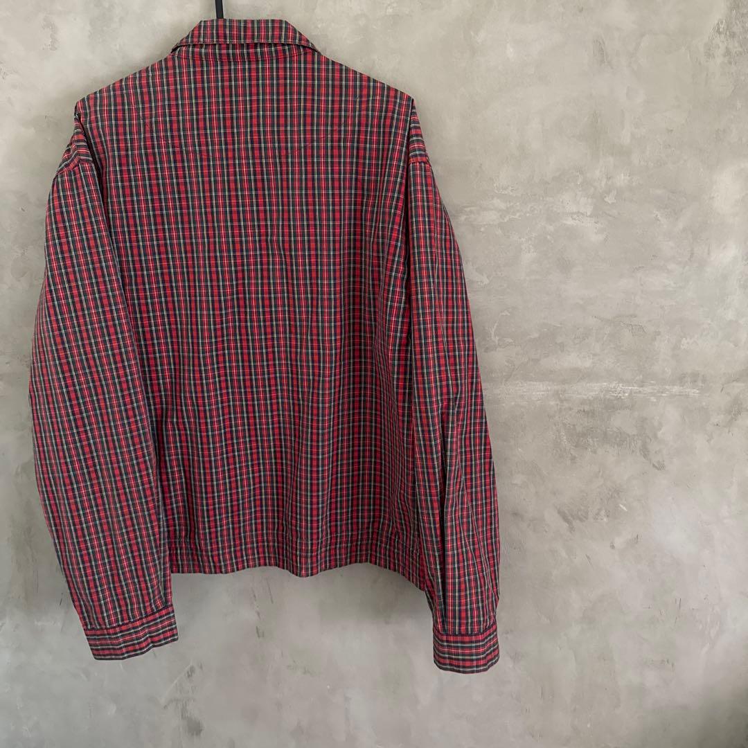 美品 Mラルフローレンスイングトップブルゾンチェック柄 90's アノラック