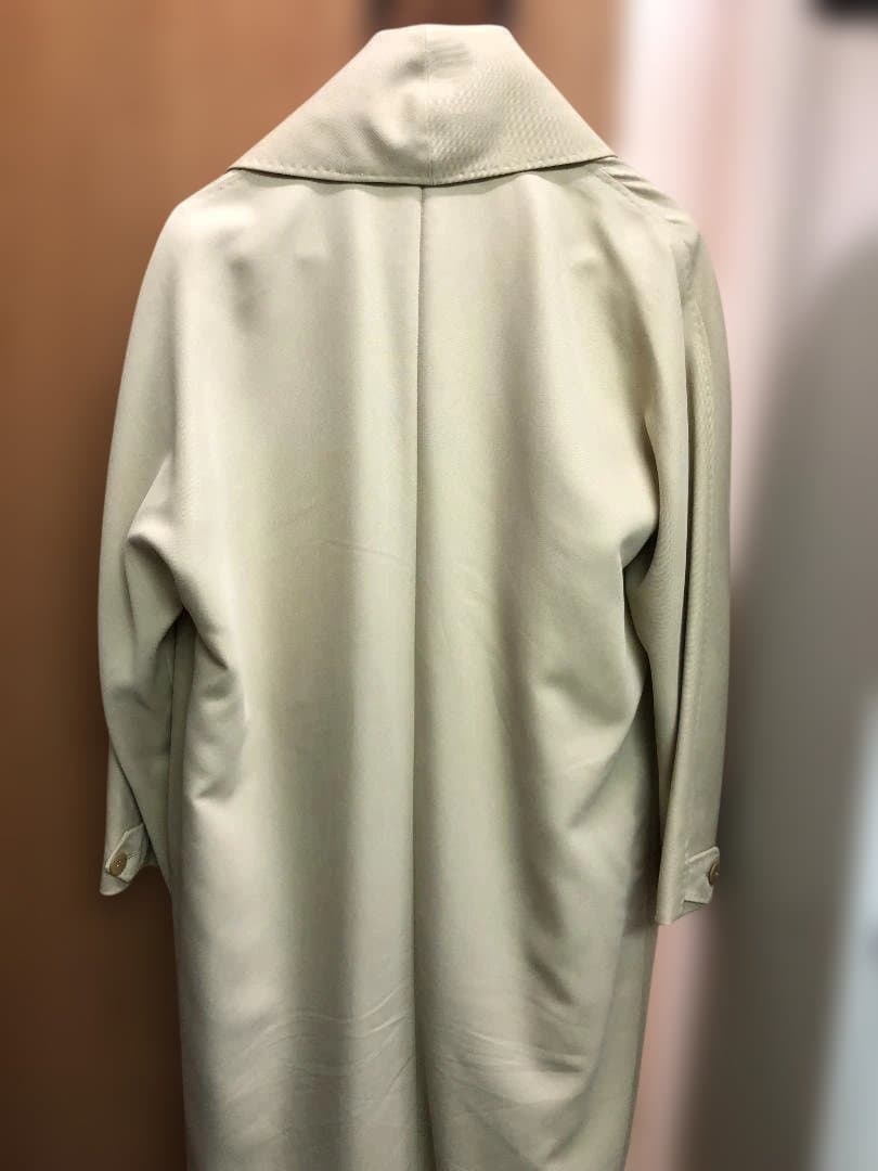 美品 MaxMara ベージュ ロングコート オープンフロント ポケットあり