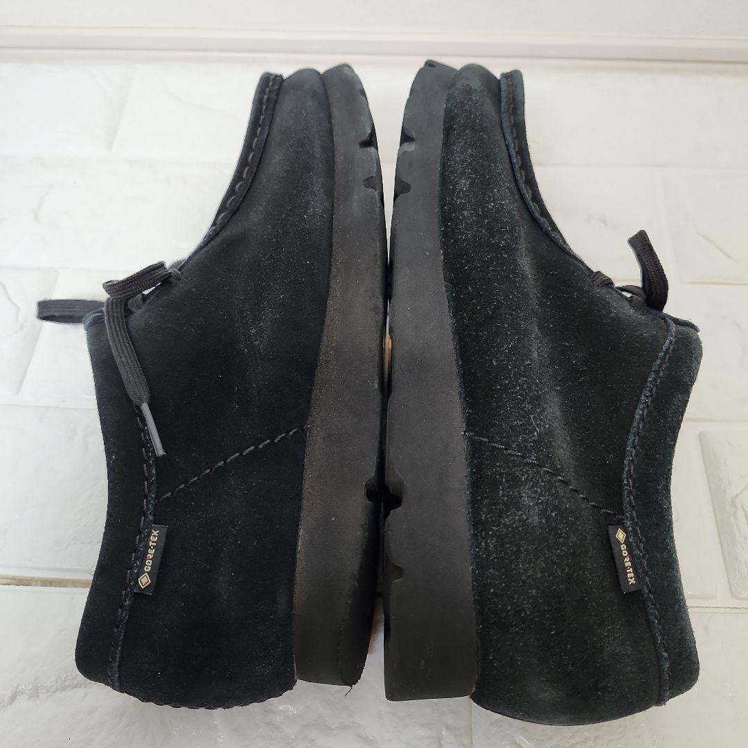 【訳あり】クラークス　GORE-TEX　スエード　ブラック　ビブラムソール