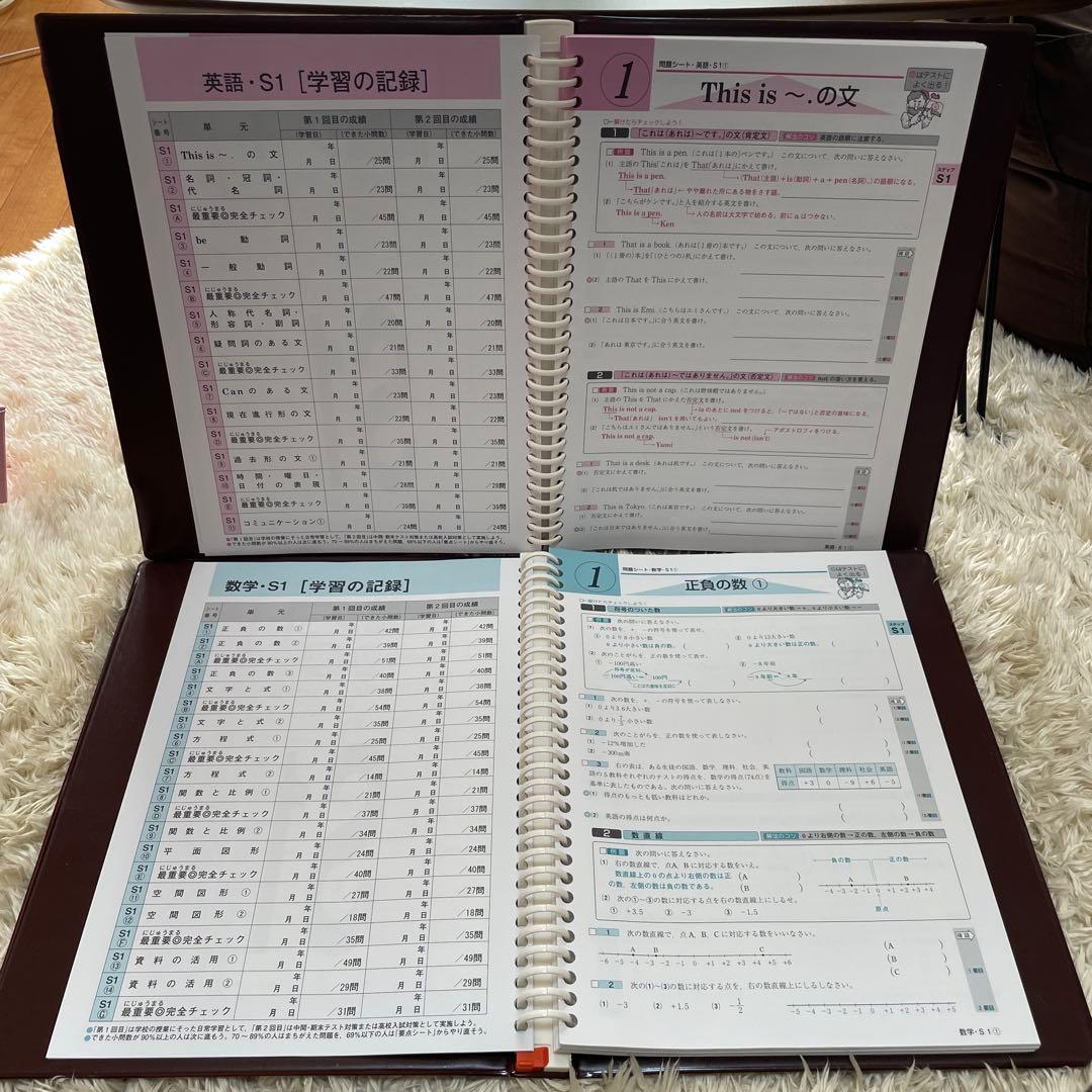 ⭐️3/10まで！中学校3年間分学習教材　5教科セット【書き込み無し】