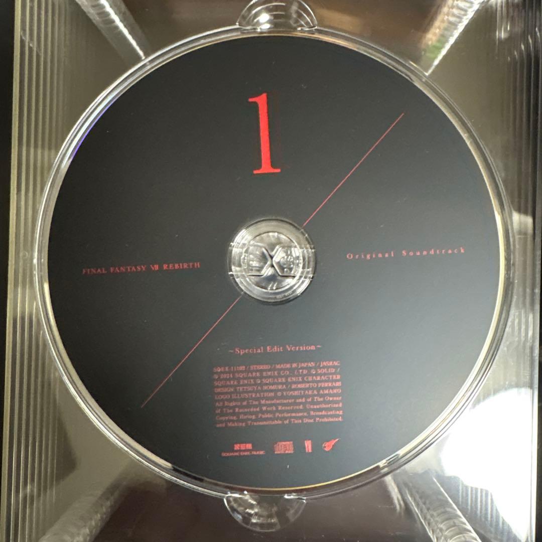 FINAL FANTASY VII REBIRTH OST 初回版　開封済み