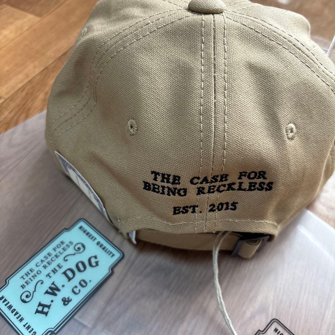 THE H.W.DOG&CO MID PROFILE CAP Beige 新品