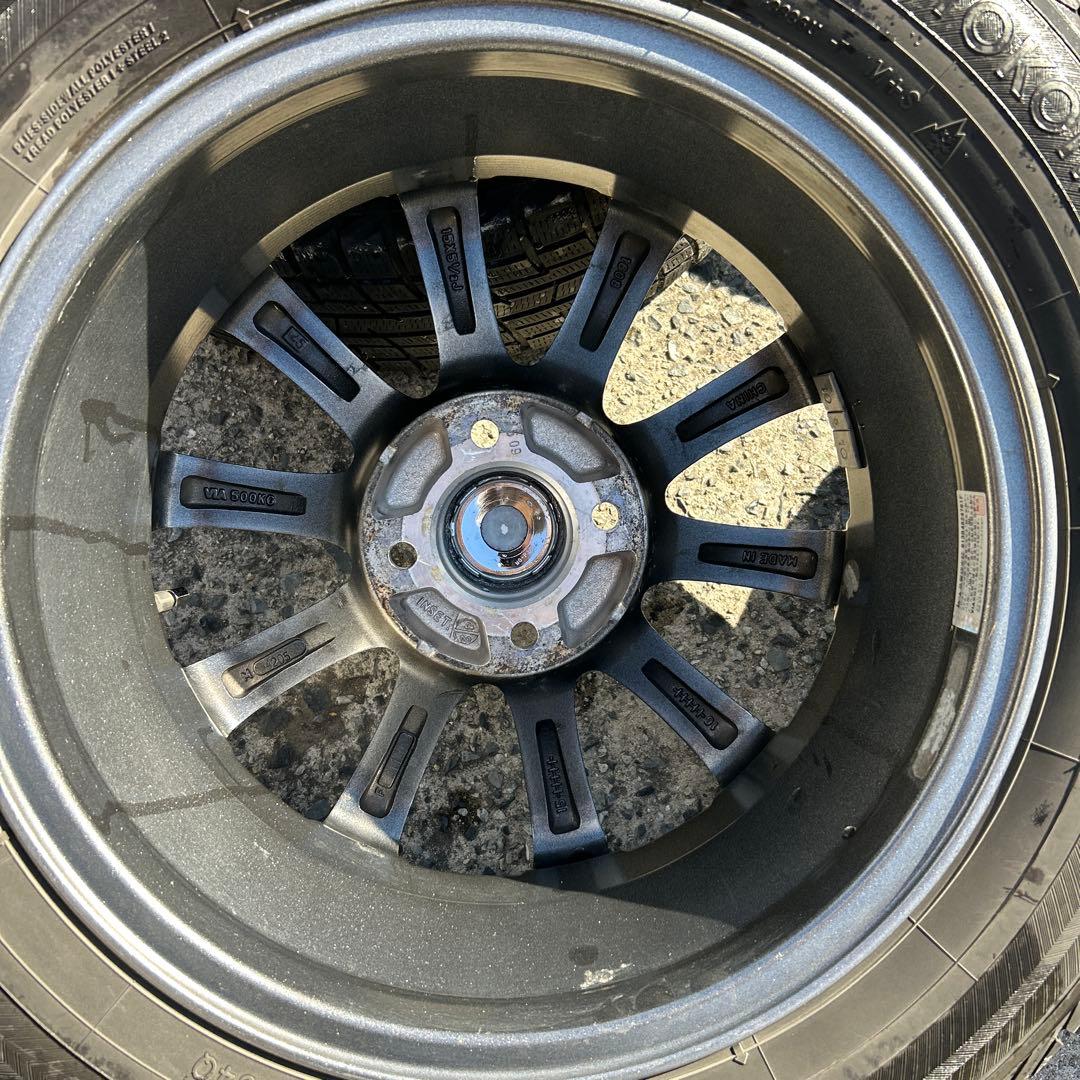 GRASS 15インチ 5.5J 4穴 PCD100 スタッドレス4本
