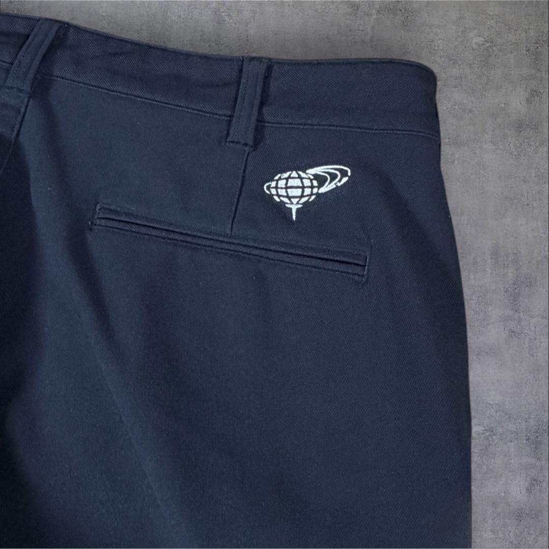 BEAMS GOLF ビームスゴルフ ストレッチ パンツ 裾ジップ 黒 XL