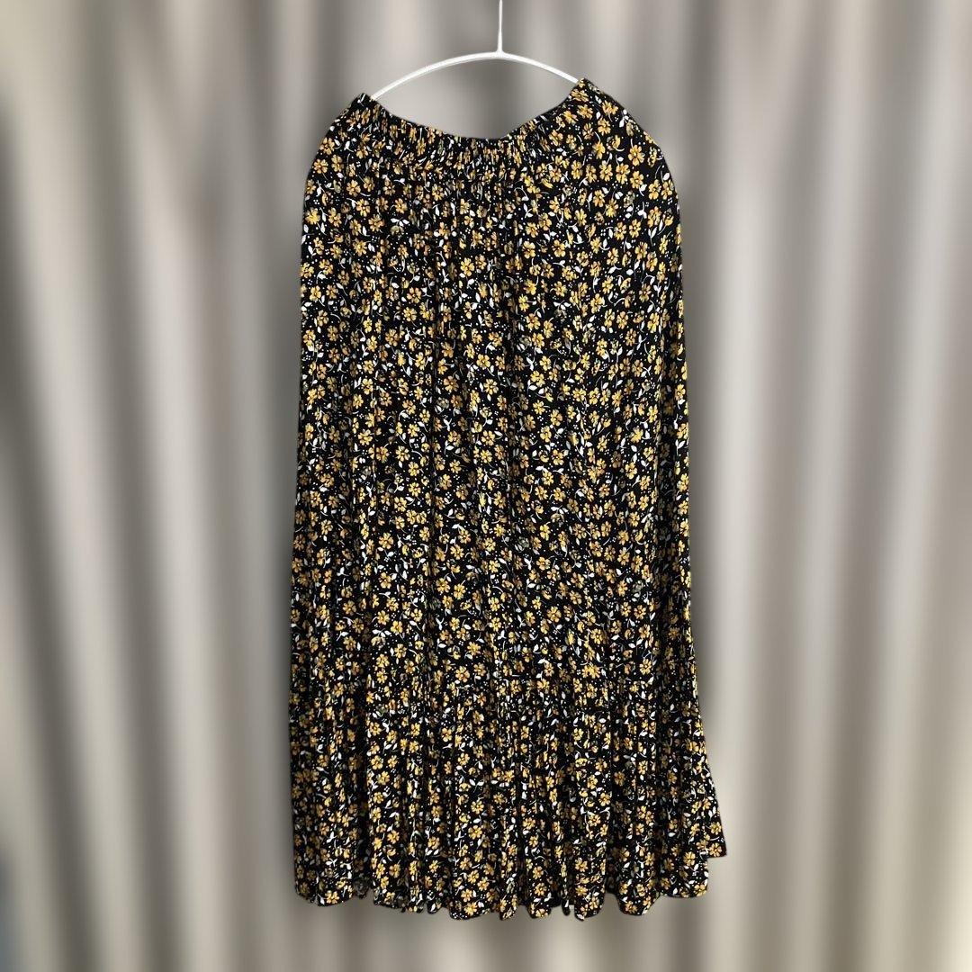 スカート THE SHINZONE YELLOW FLOWER SKIRT
