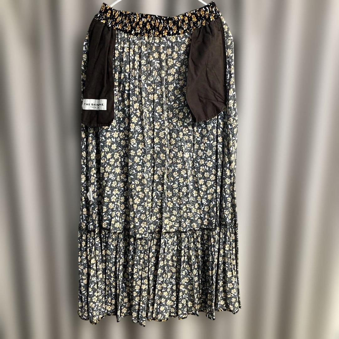 スカート THE SHINZONE YELLOW FLOWER SKIRT